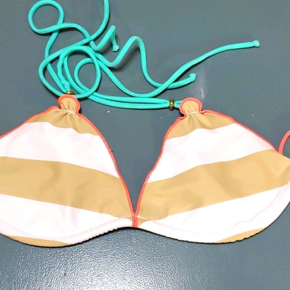 Sofia‎ bikini top, girls large. String ties. Good used condition.